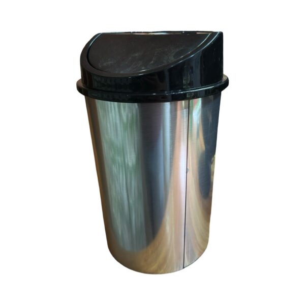 Metal Styled Flip Top Dustbin